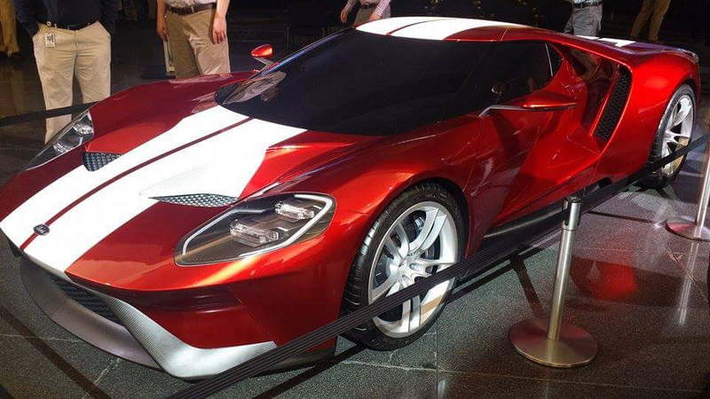 Illustration for article titled Here's the new Ford GT in red